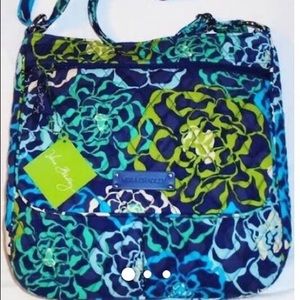 Double Zip Mailbag Crossbody (Katalina Blues)